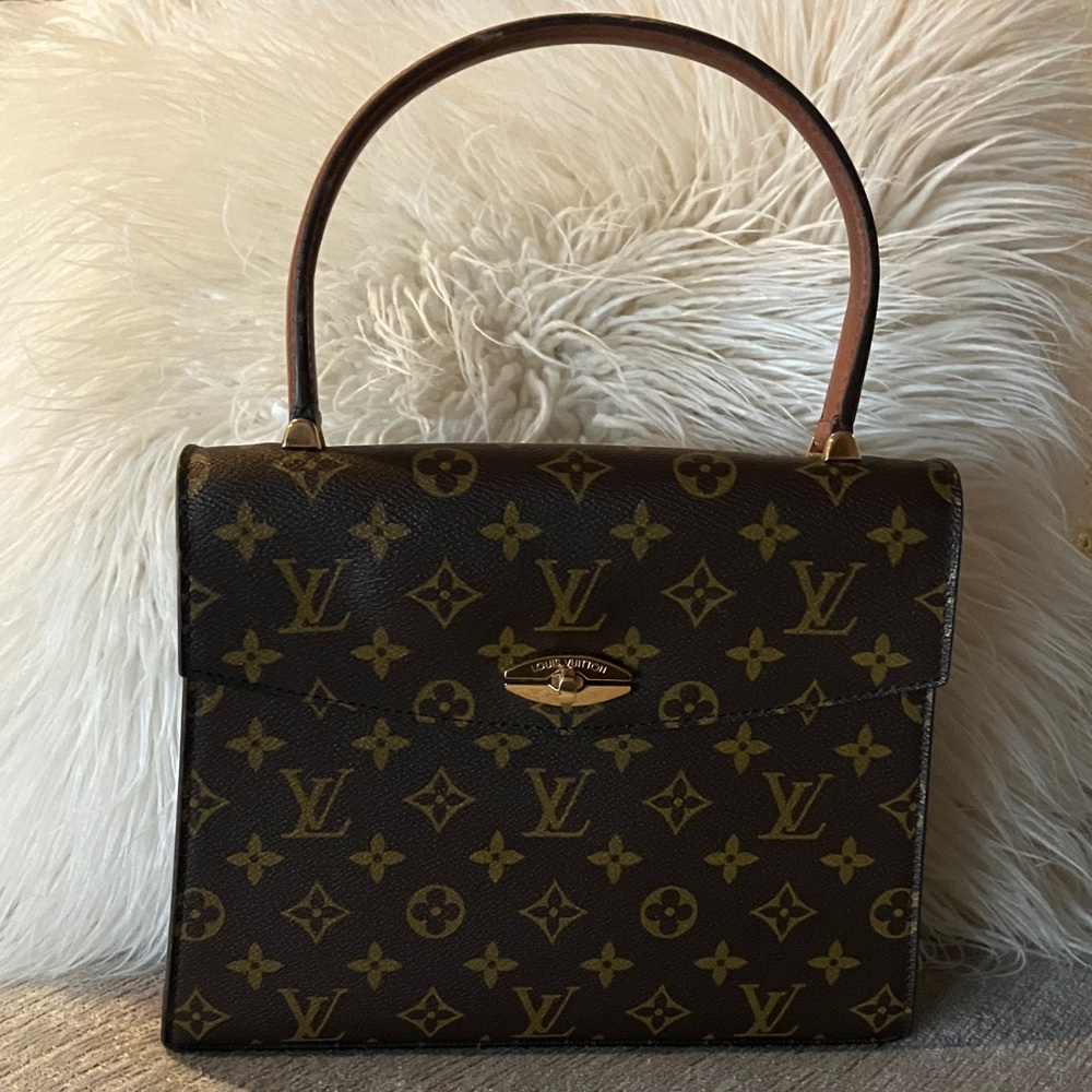 Louis Vuitton Monogram Satchel Malesherbes - Picture 3 of 12